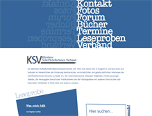 Tablet Screenshot of kaerntner-schriftsteller.at